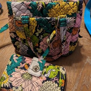 Vera Bradley purse and wallet set